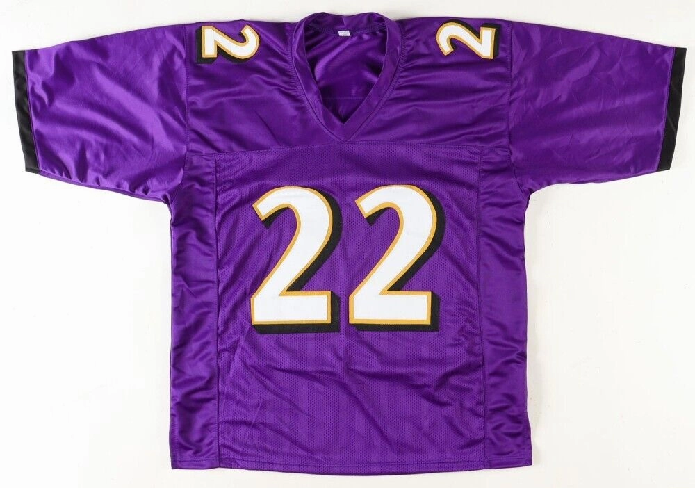 Derrick Henry Signed Baltimore Ravens Purple Jersey (JSA COA) Ex-Alabama RB