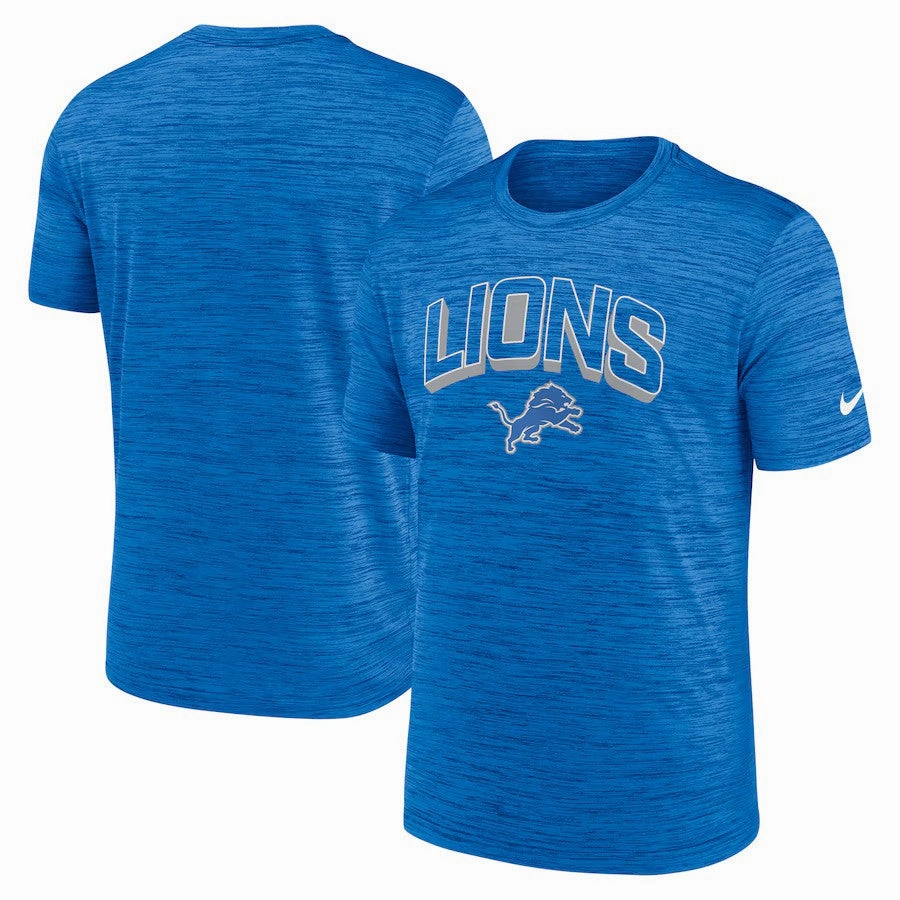 Detroit Lions NFL Nike Velocity Performance T-Shirt - Blue
