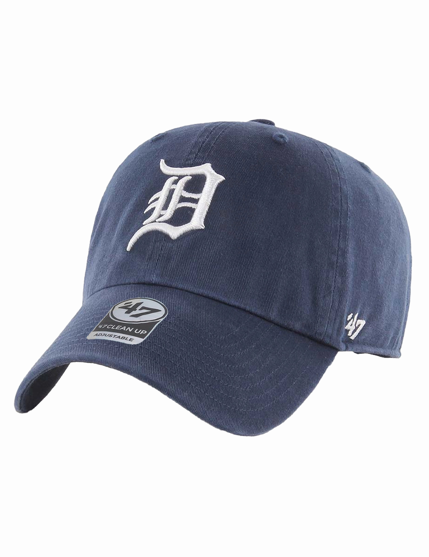 Detroit Tigers '47 MLB Team Clean Up Strapback Hat - Navy