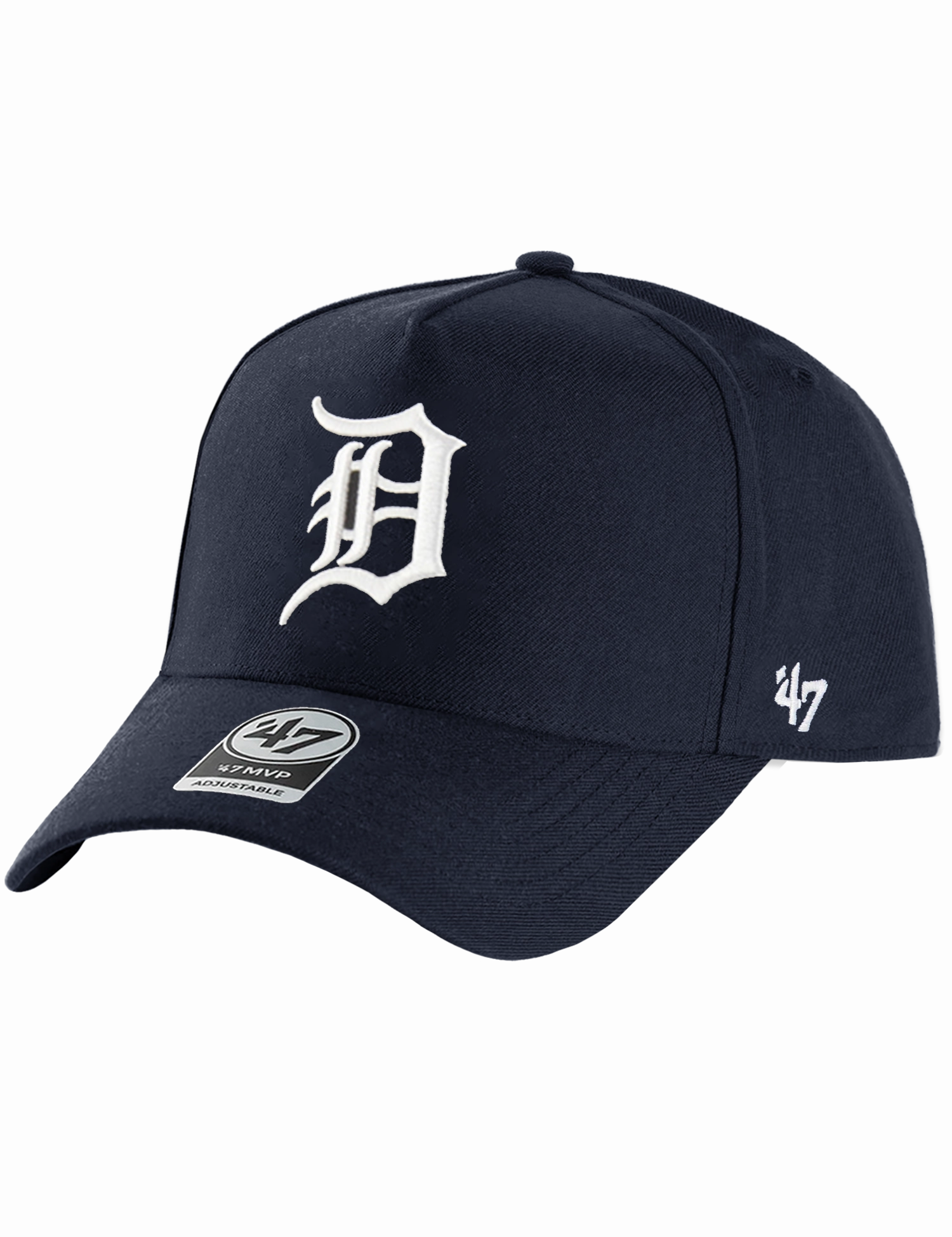 Detroit Tigers '47 MLB Team MVP DT Snapback Hat - Navy