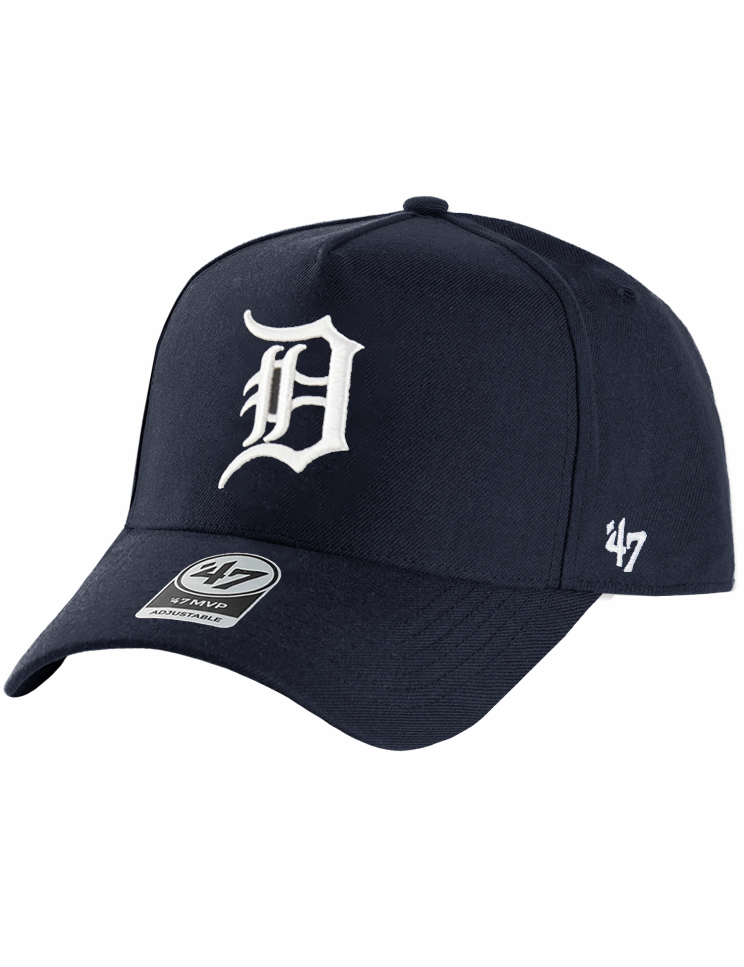 Detroit Tigers '47 MLB Team MVP DT Snapback Hat - Navy
