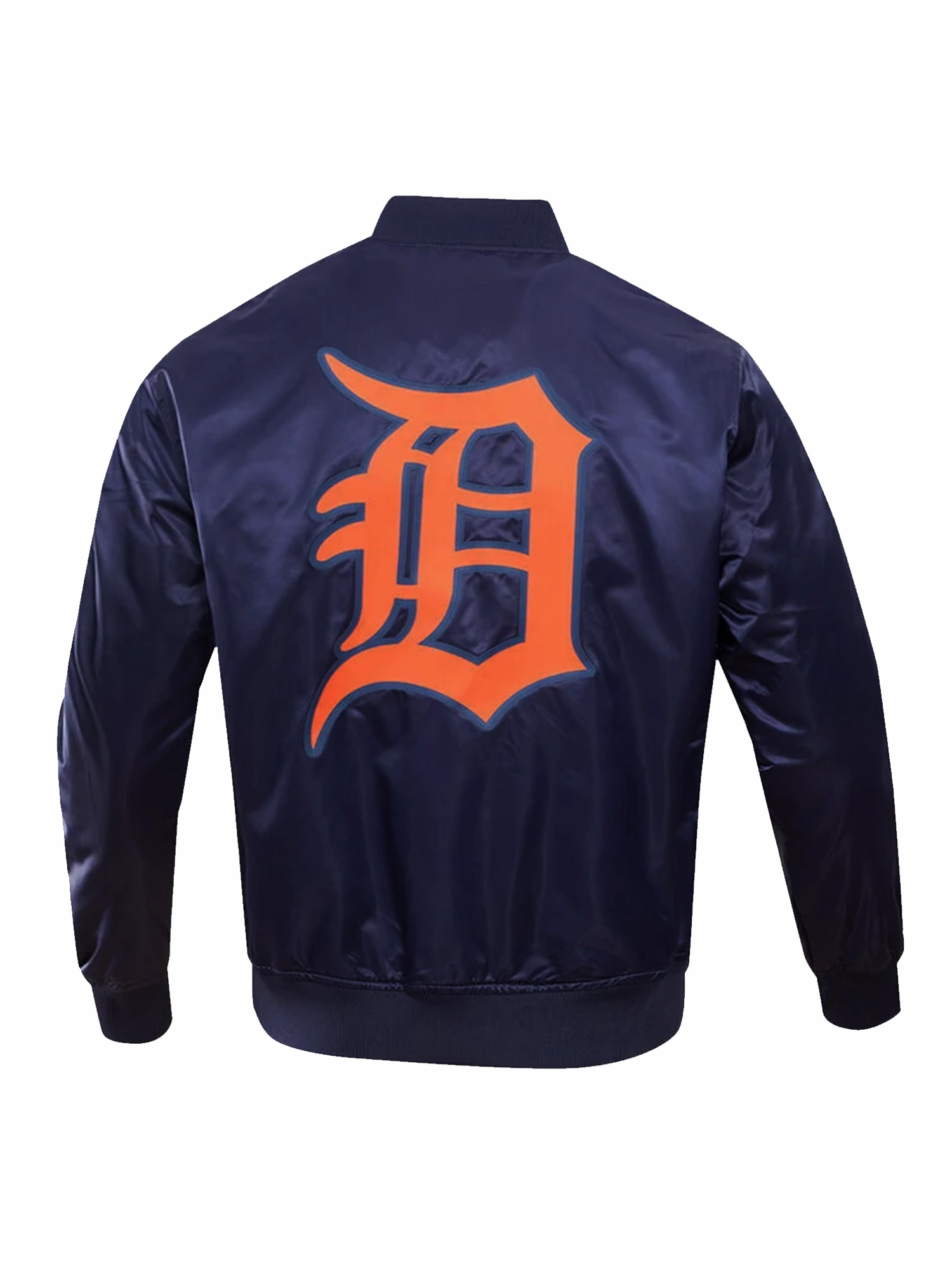 Detroit Tigers Pro Standard MLB Team Classic Satin Button Jacket - Navy