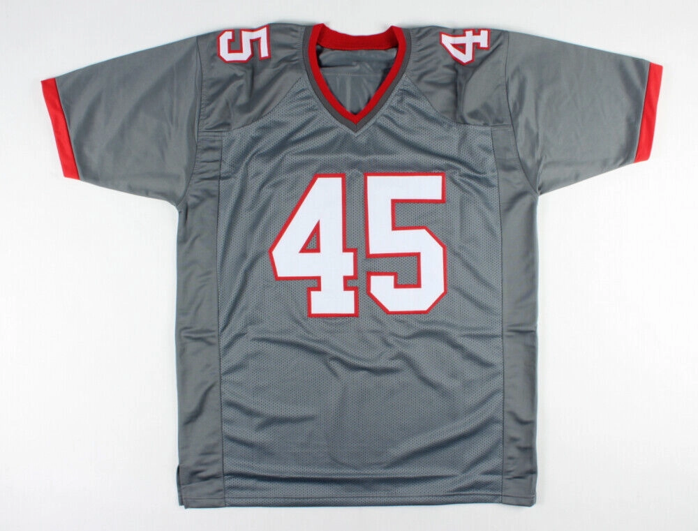 Devin White Signed Tampa Bay Buccaneers Gray Jersey (Beckett COA) #5 Pk 2019