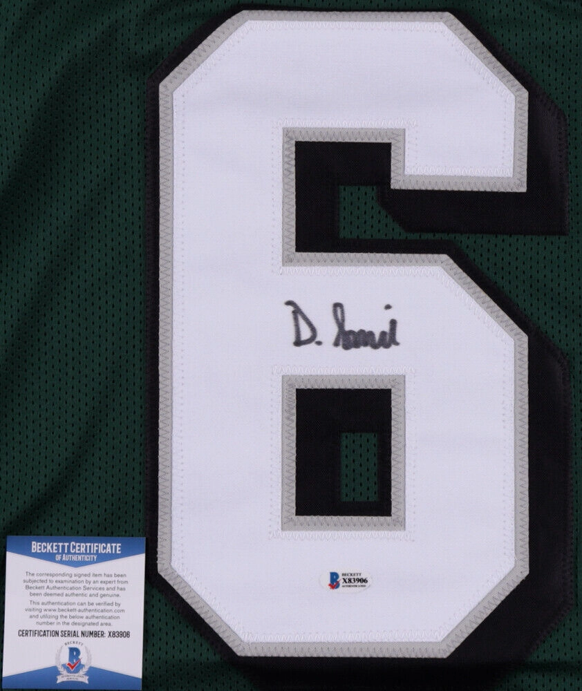 DeVonta Smith Signed Philadelphia Eagles Jersey (Beckett COA) 2021 1st Rd Pk WR