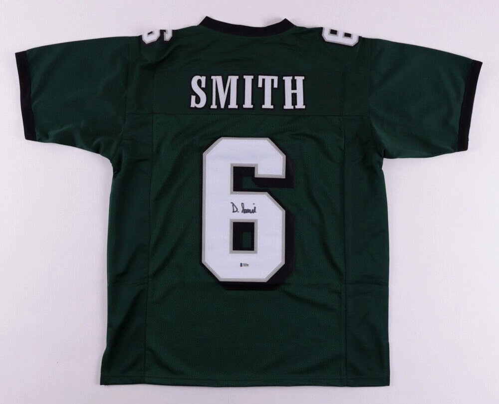 DeVonta Smith Signed Philadelphia Eagles Jersey (Beckett COA) 2021 1st Rd Pk WR
