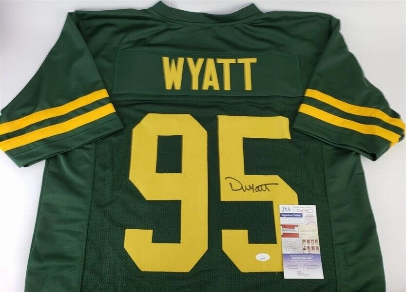 Devonte Wyatt Signed Green Bay Packers Color Rush Jersey (JSA COA) 2022 Draft Pk