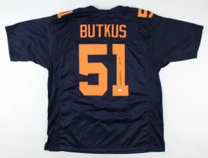 Dick Butkus Signed Chicago Bears Color Rush Jersey (JSA Hologram) 8Pro Bowl L.B