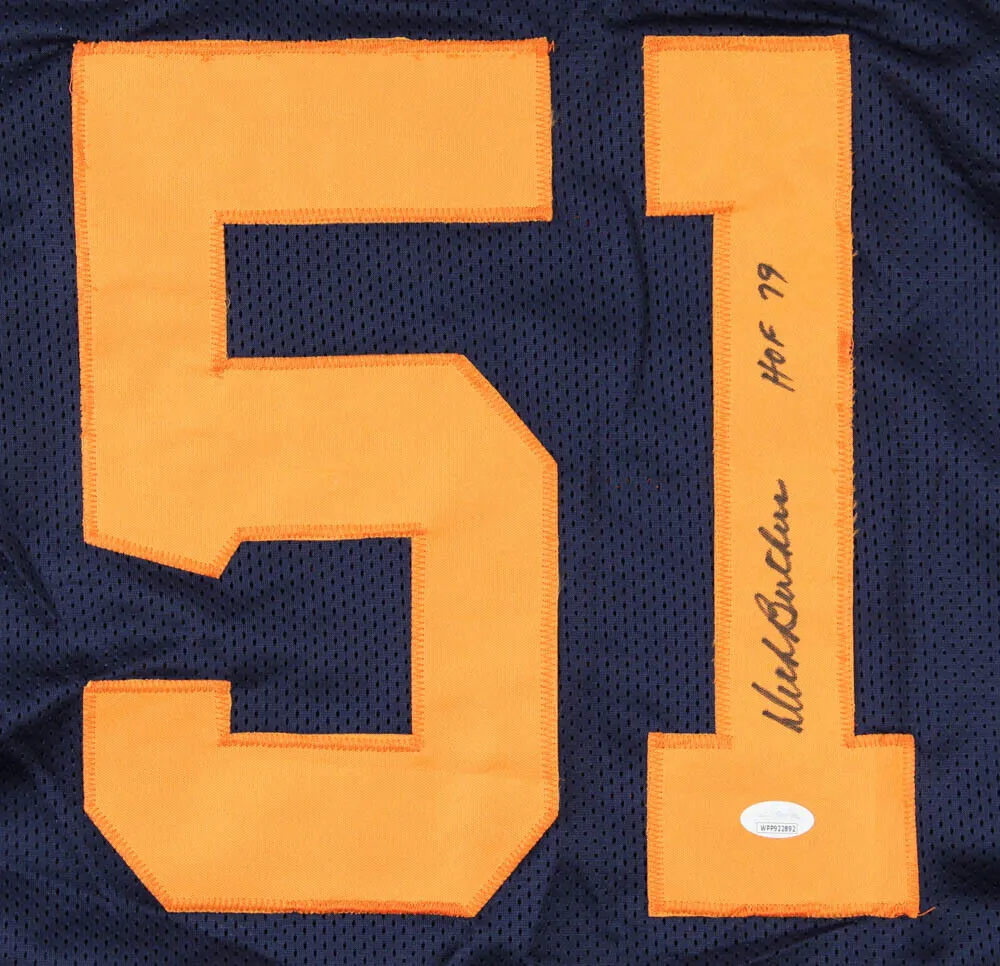 Dick Butkus Signed Chicago Bears Color Rush Jersey (JSA Hologram) 8Pro Bowl L.B