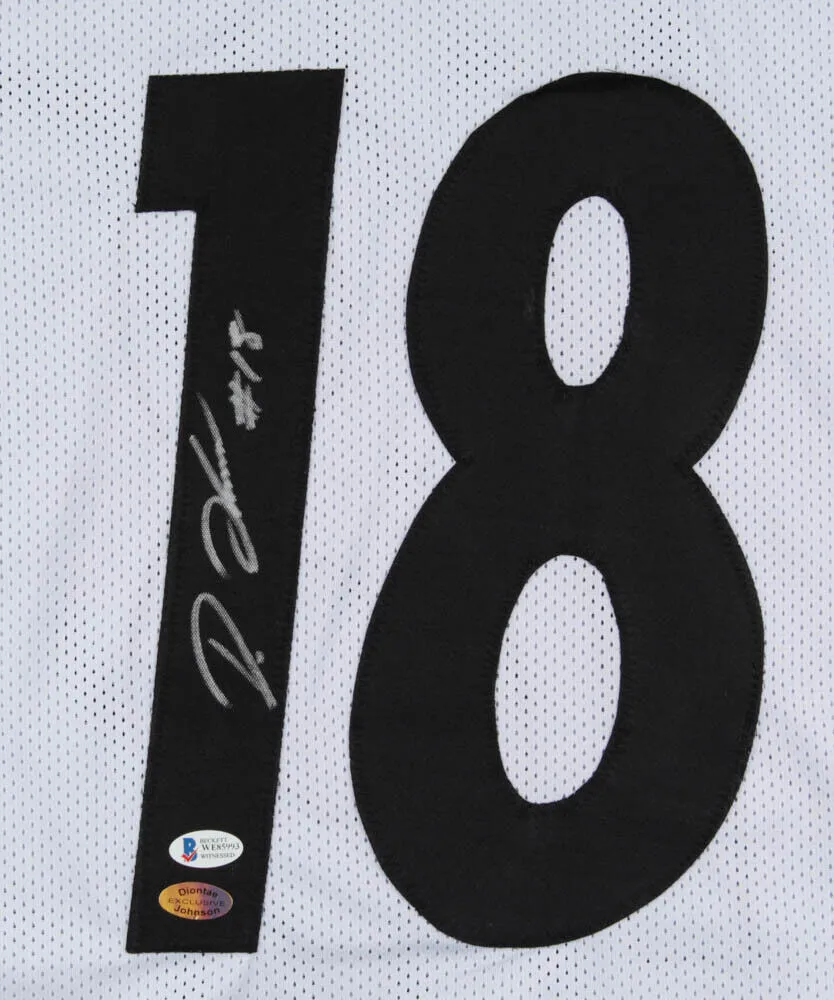 Diontae Johnson Signed Steeler Jersey Beckett/ Pittsburgh Starting Wide Receiver