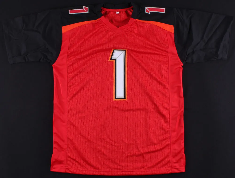 Dirk Koetter Signed Buccaneers Jersey (Beckett COA) Tampa Bay Bucs Head Coach