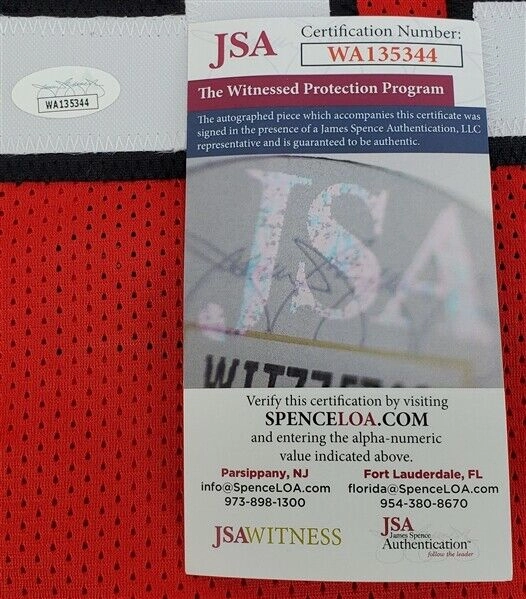Dominique Wilkins Signed Georgia Bulldogs Jersey (JSA COA)  #3 Overall Pick 1982