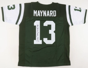 Don Maynard Signed New York Jets Jersey "HOF 87" (JSA) Super Bowl III Champion