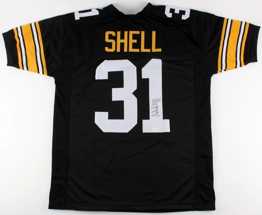 Donnie Shell Signed Pittsburgh Steelers Jersey (TSE COA) 4Super Bowl Champion