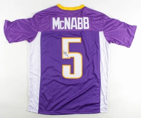 Donovan McNabb Signed Minnesota Vikings Jersey (JSA COA) 6Pro Bowl Q.B.