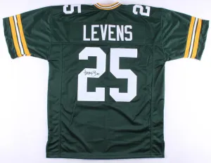 Dorsey Levens Signed Packers Jersey (JSA Holo) Green Bay Running Back 19942001