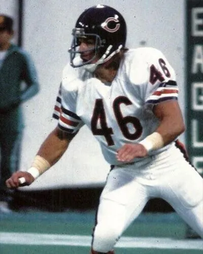 Doug Plank Signed Chicago Bears Jersey 1985 "46 Defense" Named for Him/ Gameday