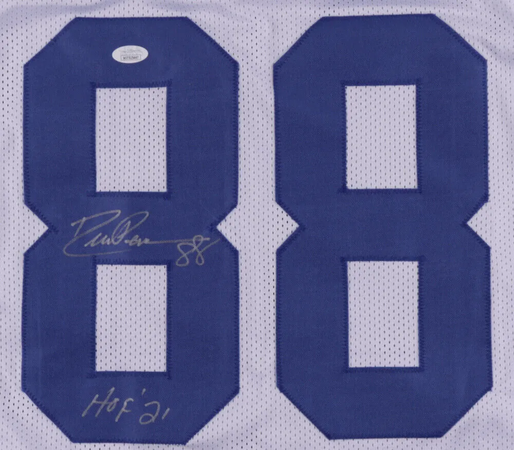 Drew Pearson Signed Dallas Cowboys Jersey Inscribed "HOF'21" (JSA COA)