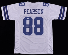 Drew Pearson Signed Dallas Cowboys Jersey Inscribed "HOF'21" (JSA COA)