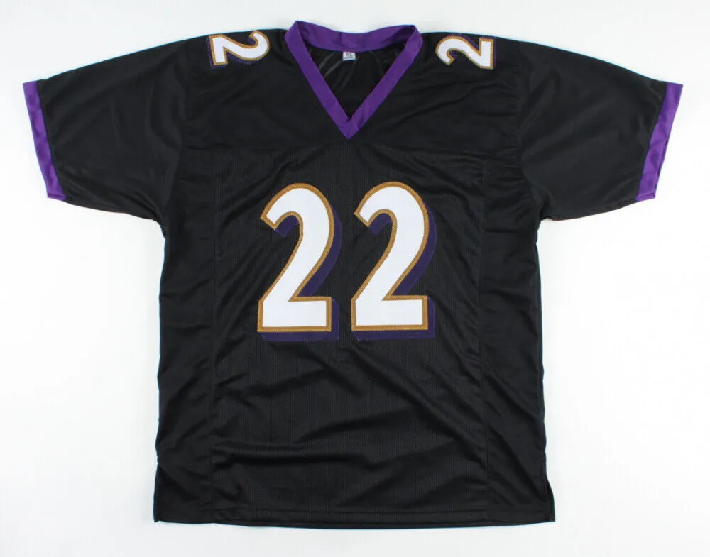 Duane Starks Signed Baltimore Ravens Jersey (JSA COA) Super Bowl XXXV Champ D.B.