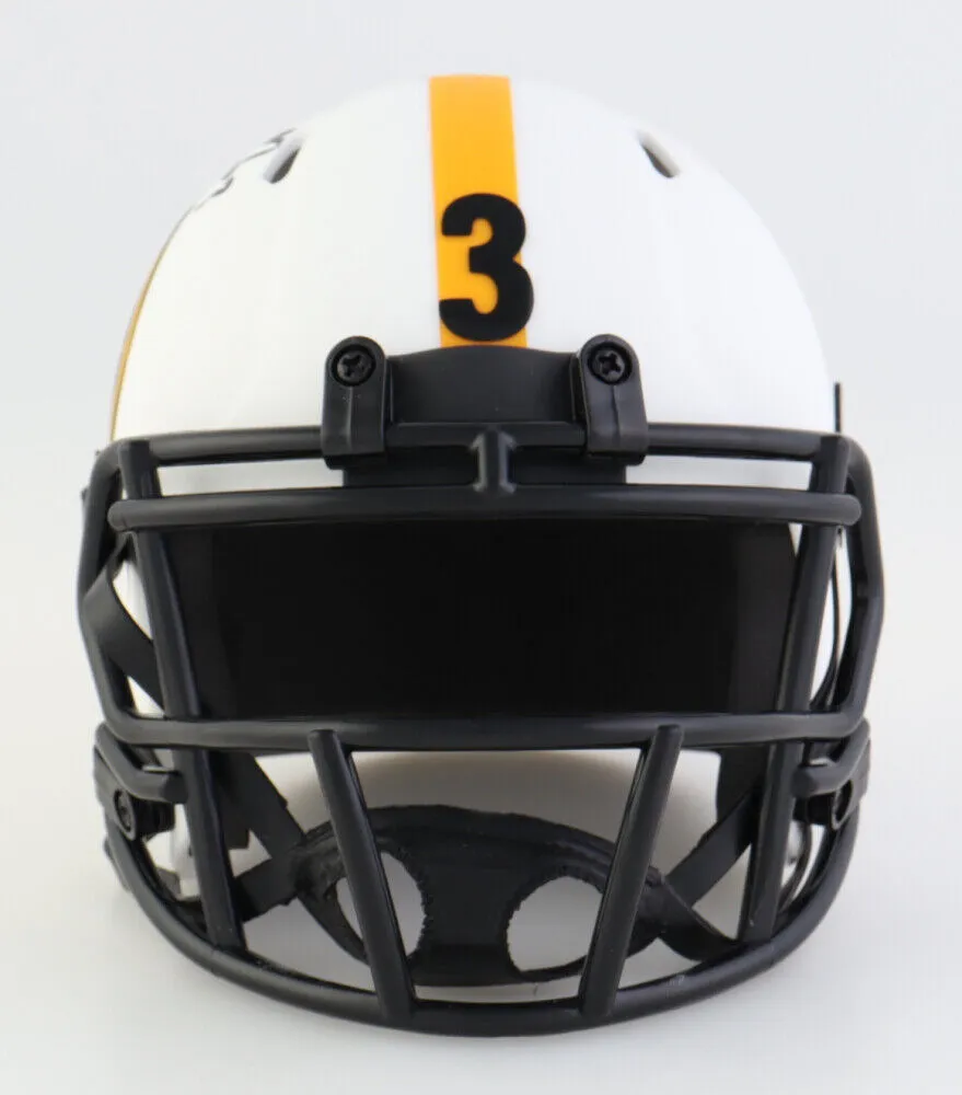 Dwayne Haskins Signed Steelers Lunar Eclipse Alternate Speed Mini Helmet Beckett