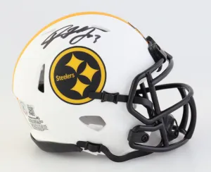 Dwayne Haskins Signed Steelers Lunar Eclipse Alternate Speed Mini Helmet Beckett