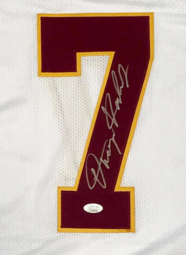 Dwayne Haskins Jr Signed Washington Redskins Jersey (JSA Hologram) Killed 2022