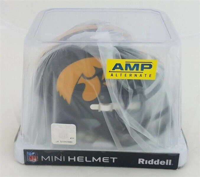 Ed Podolak "HOF 21" Signed Iowa Hawkeyes Speed Mini Helmet (JSA COA) Chiefs R.B.