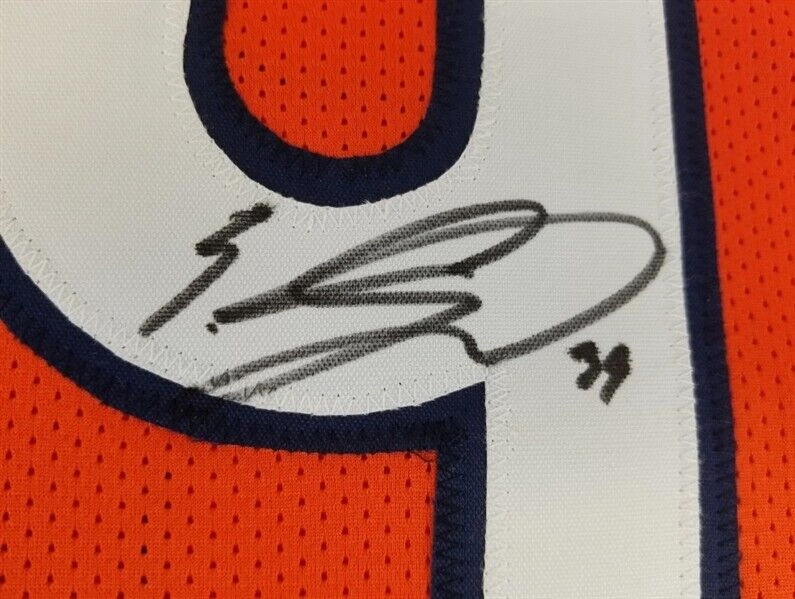 Eddie Jackson Signed Bears Jersey (JSA COA) Chicago 2017 4th Rd Pick / Bama D.B.