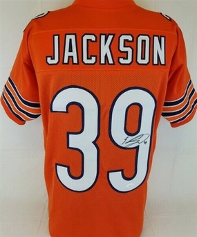 Eddie Jackson Signed Bears Jersey (JSA COA) Chicago 2017 4th Rd Pick / Bama D.B.