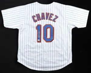 Endy Chvez Signed New York Mets Jersey (JSA) Veteran Journeyman Outfielder