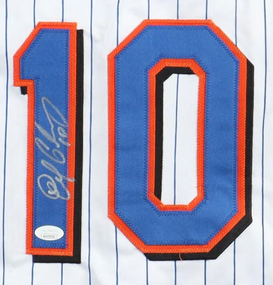 Endy Chvez Signed New York Mets Jersey (JSA) Veteran Journeyman Outfielder