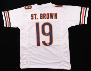 Equanimeous St. Brown Signed Chicago Bears Jersey (Beckett) Rookie Wide Receiver