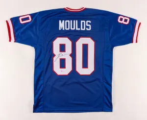 Eric Moulds Signed Bills Jersey (Beckett) Buffalo's All Pro Receiver (19962005)