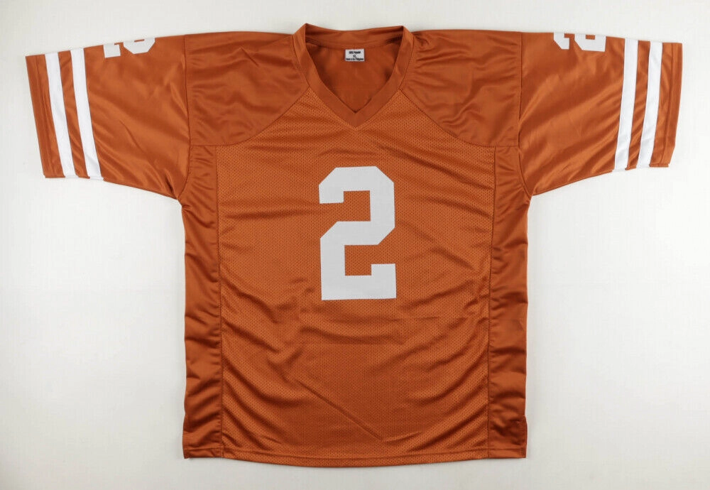 Eric Metcalf Signed Texas Longhorns Jersey (JSA COA) Cleveland Browns R.B.