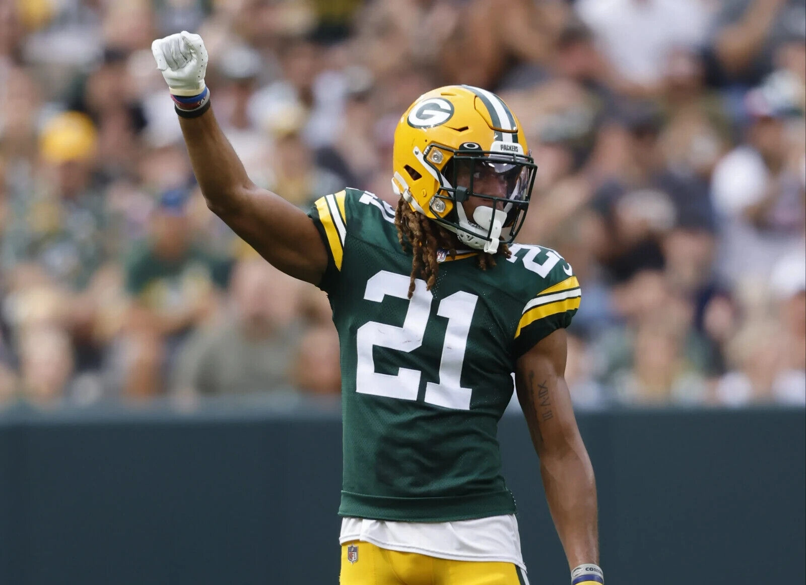 Eric Stokes Signed Green Bay Packers Jersey (JSA COA) 2021 1st Rnd Draft Pick DB