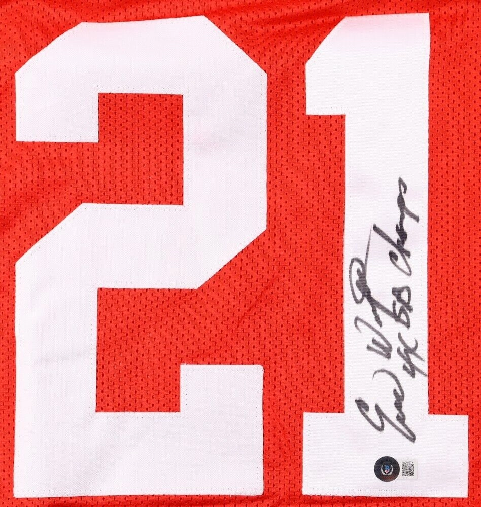 Eric Wright Signed San Francisco 49ers Jersey Inscribed "4xSB Champs" (Beckett)