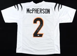 Evan McPherson Signed Cincinnati Bengals Jersey (JSA) Ex Florida Gator Kicker
