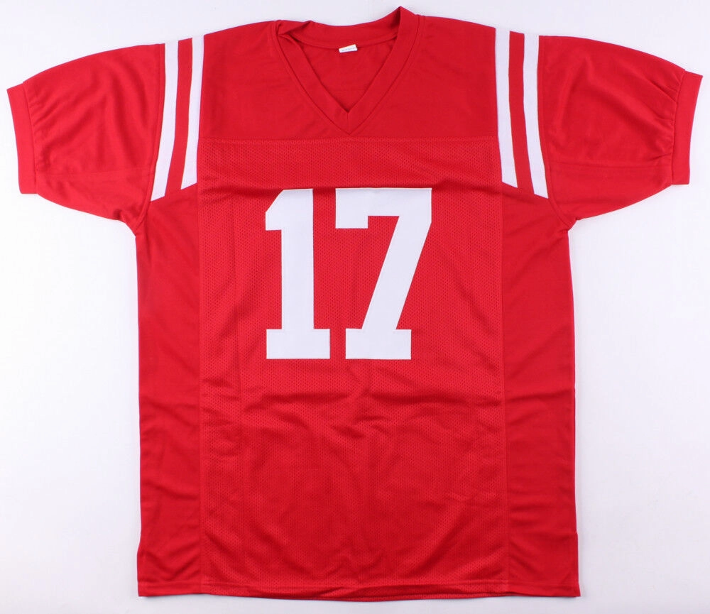 Evan Engram Signed Ole Miss Rebel Jersey (JSA COA) New York 1st Round Pick 2017