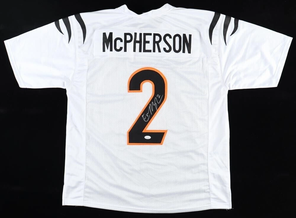 Evan McPherson Signed Cincinnati Bengals Jersey (JSA) Ex Florida Gator Kicker