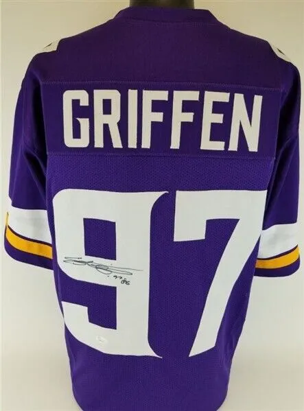 Everson Griffen Signed Vikings Jersey (JSA COA) Minnesota All Pro Defensive End