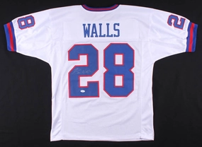 Everson Walls Signed New York Giants Jersey (JSA COA) Super Bowl Champion (XXV)
