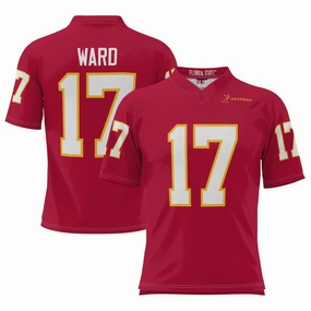 F.State Seminoles #17 Charlie Ward GameDay Greats Heisman Football Jersey - Garnet American College Jerseys