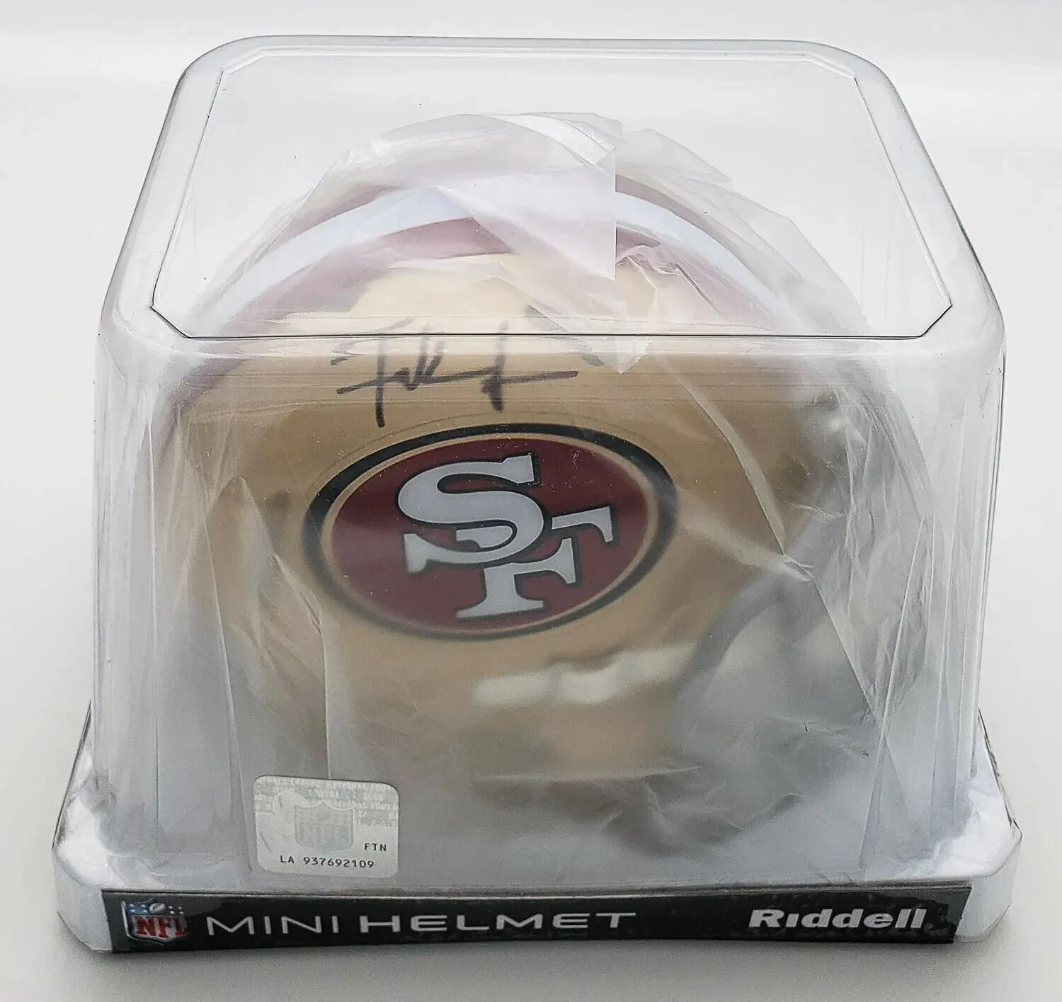 Frank Gore Signed San Francisco 49ers Speed Mini Helmet (Beckett) 5xPro Bowl R.B