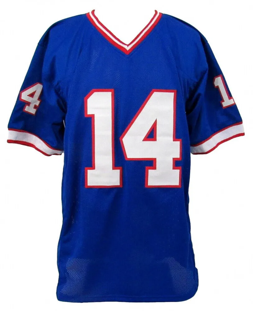 Frank Reich Signed Buffalo Bills Jersey (JSA COA) Jim Kelly's Back Up 19851994