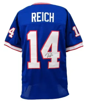 Frank Reich Signed Buffalo Bills Jersey (JSA COA) Jim Kelly's Back Up 19851994
