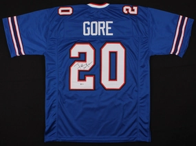 Frank Gore Signed Buffalo Bills Jersey (Beckett COA) 5Pro Bowl Running Back