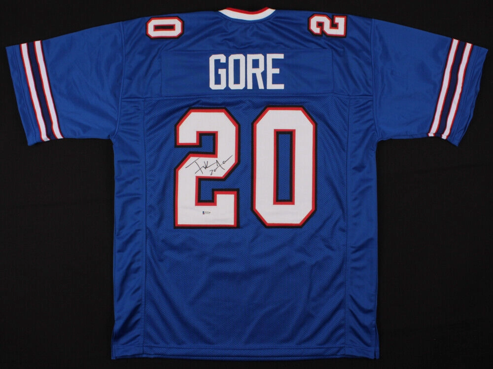 Frank Gore Signed Buffalo Bills Jersey (Beckett COA) 5Pro Bowl Running Back