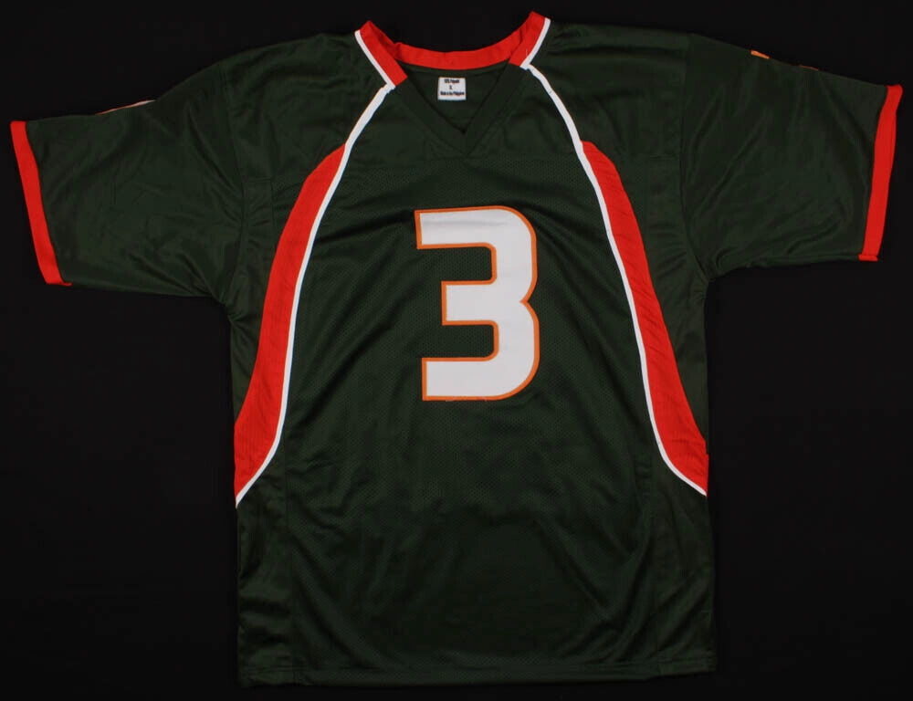 Frank Gore Signed Miami Hurricane Jersey (Beckett COA) 5Pro Bowl Running Back