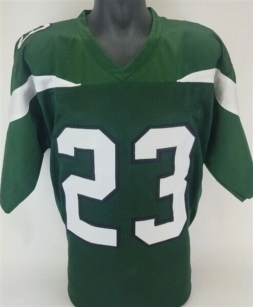 Frank Gore Signed New York Jets Green Jersey (JSA COA) 5Pro Bowl Running Back