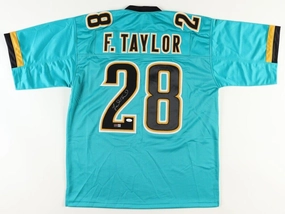 Fred Taylor Signed Jaguars Jersey (Beckett) Jacksonville All Pro R.B. 1998??008